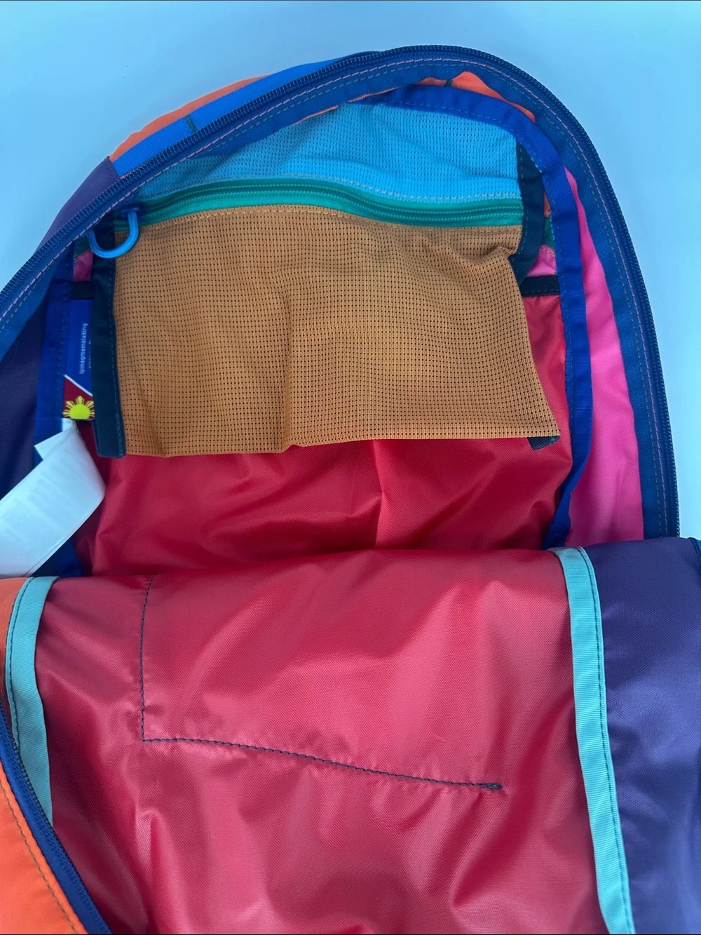 Cotopaxi Batac Del Día 16L Backpack One-of-a-Kind Multicolor Lightweight Daypack